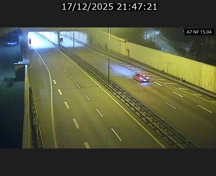 <h2>Caméra trafic Luxembourg - A7, Tunnel Mersch, entrée sud, direction Ettelbruck</h2>