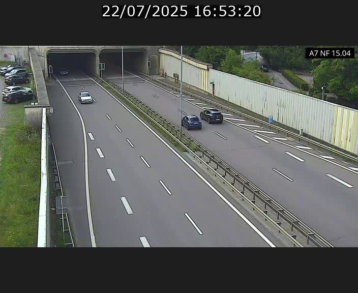 <h2>Caméra trafic Luxembourg - A7, Tunnel Mersch, entrée sud, direction Ettelbruck</h2>