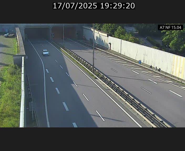 <h2>Caméra trafic Luxembourg - A7, Tunnel Mersch, entrée sud, direction Ettelbruck</h2>