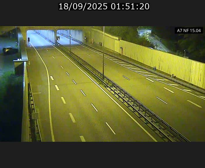 <h2>Caméra trafic Luxembourg - A7, Tunnel Mersch, entrée sud, direction Ettelbruck</h2>