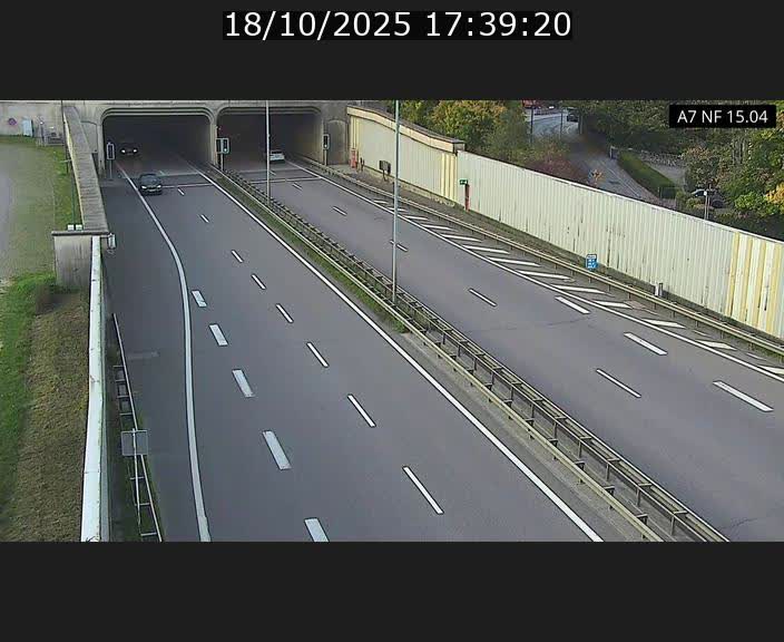 <h2>Caméra trafic Luxembourg - A7, Tunnel Mersch, entrée sud, direction Ettelbruck</h2>
