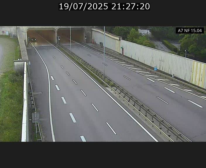 <h2>Caméra trafic Luxembourg - A7, Tunnel Mersch, entrée sud, direction Ettelbruck</h2>