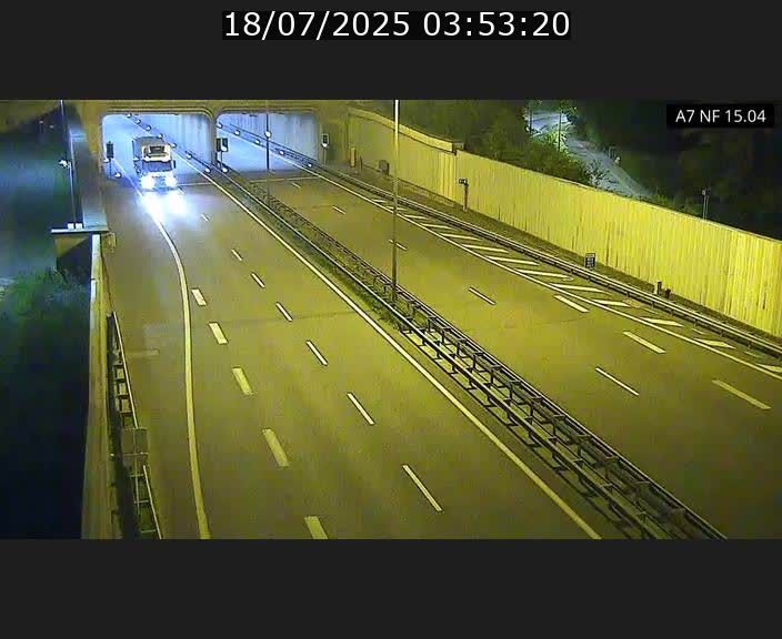 <h2>Caméra trafic Luxembourg - A7, Tunnel Mersch, entrée sud, direction Ettelbruck</h2>