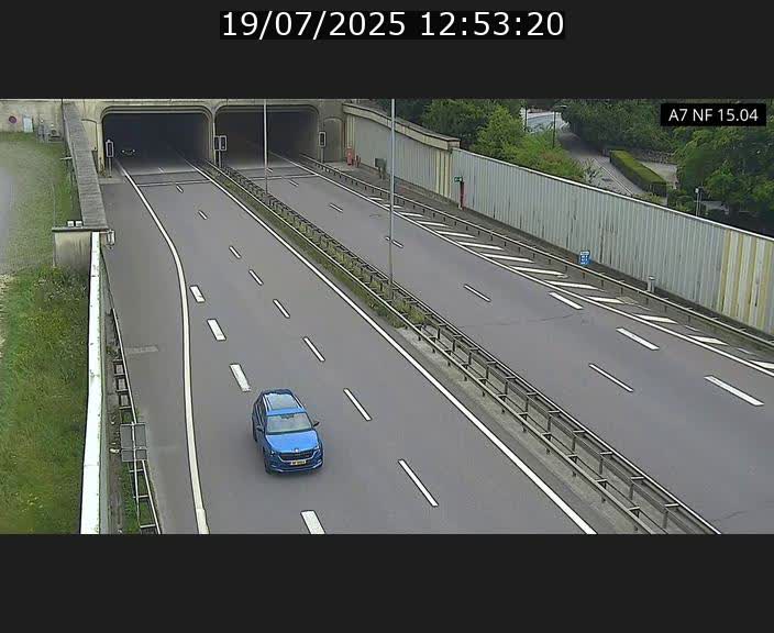 <h2>Caméra trafic Luxembourg - A7, Tunnel Mersch, entrée sud, direction Ettelbruck</h2>