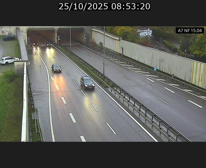 <h2>Caméra trafic Luxembourg - A7, Tunnel Mersch, entrée sud, direction Ettelbruck</h2>