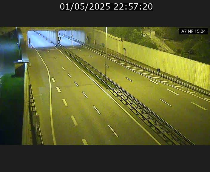 Caméra trafic Luxembourg - A7, Tunnel Mersch, entrée sud, direction Ettelbruck