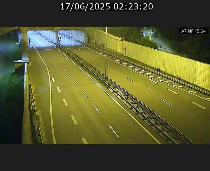 Caméra trafic Luxembourg - A7, Tunnel Mersch, entrée sud, direction Ettelbruck