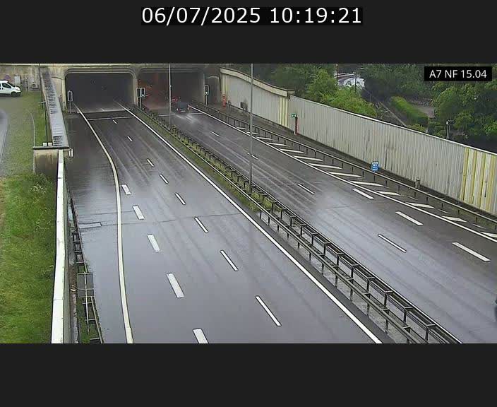 Caméra trafic Luxembourg - A7, Tunnel Mersch, entrée sud, direction Ettelbruck