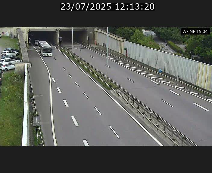 Caméra trafic Luxembourg - A7, Tunnel Mersch, entrée sud, direction Ettelbruck