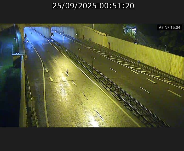 Caméra trafic Luxembourg - A7, Tunnel Mersch, entrée sud, direction Ettelbruck
