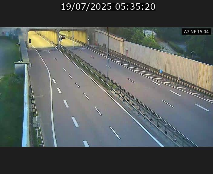 <h2>Caméra trafic Luxembourg - A7, Tunnel Mersch, entrée sud, direction Ettelbruck</h2>