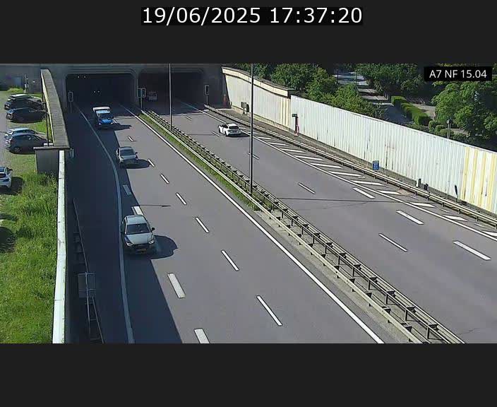 <h2>Caméra trafic Luxembourg - A7, Tunnel Mersch, entrée sud, direction Ettelbruck</h2>