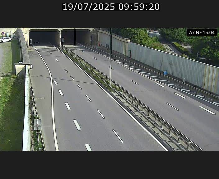 <h2>Caméra trafic Luxembourg - A7, Tunnel Mersch, entrée sud, direction Ettelbruck</h2>