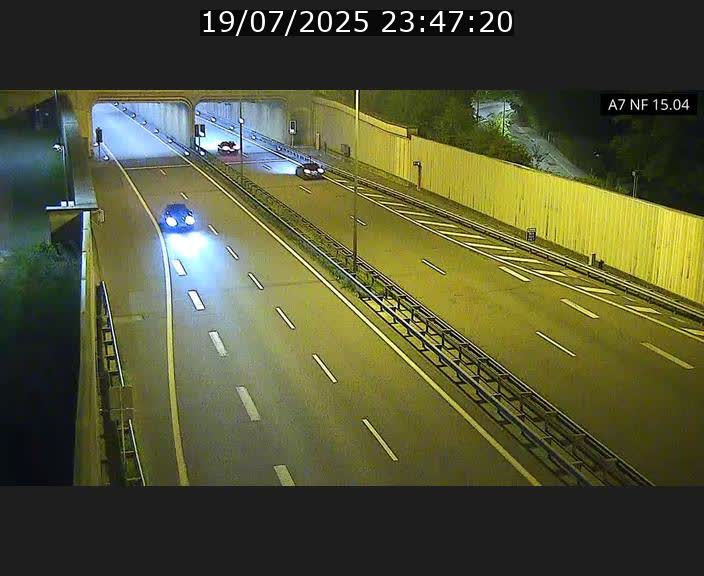 <h2>Caméra trafic Luxembourg - A7, Tunnel Mersch, entrée sud, direction Ettelbruck</h2>