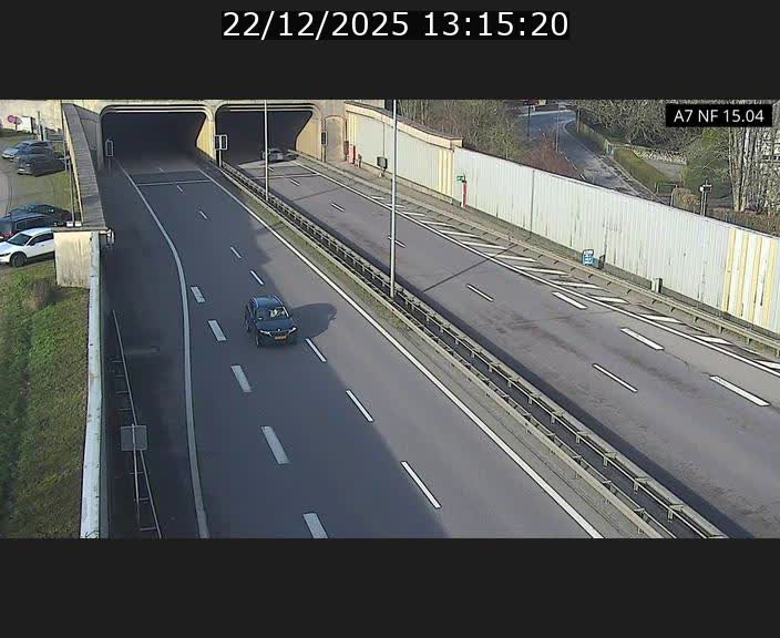 <h2>Caméra trafic Luxembourg - A7, Tunnel Mersch, entrée sud, direction Ettelbruck</h2>