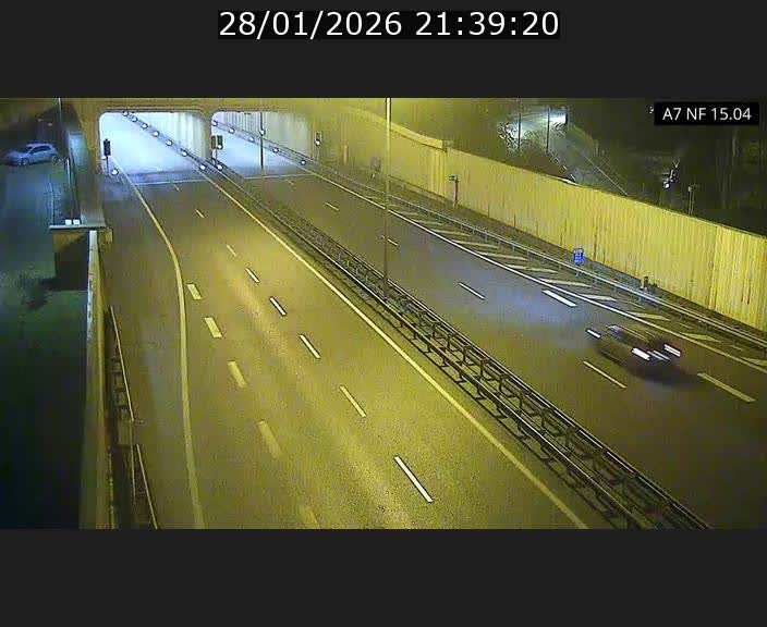 <h2>Caméra trafic Luxembourg - A7, Tunnel Mersch, entrée sud, direction Ettelbruck</h2>