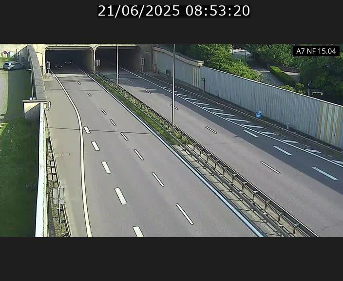 <h2>Caméra trafic Luxembourg - A7, Tunnel Mersch, entrée sud, direction Ettelbruck</h2>