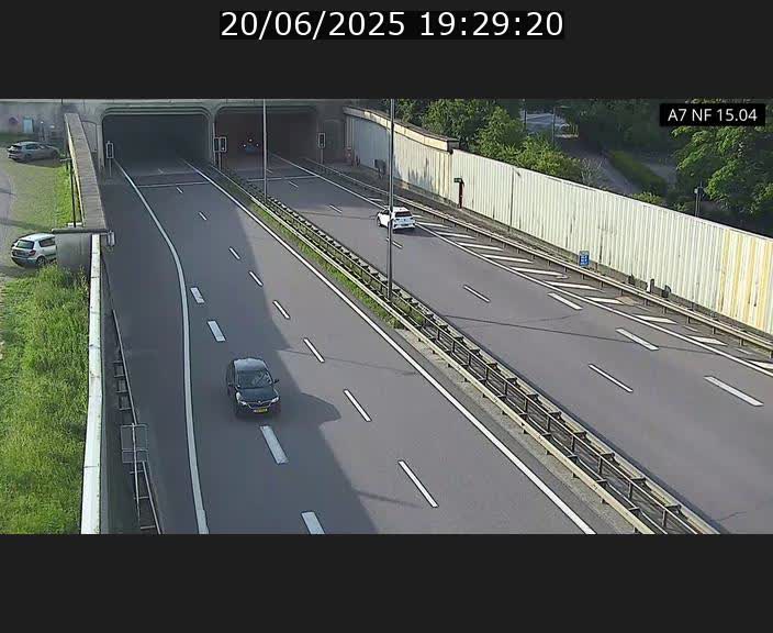 <h2>Caméra trafic Luxembourg - A7, Tunnel Mersch, entrée sud, direction Ettelbruck</h2>
