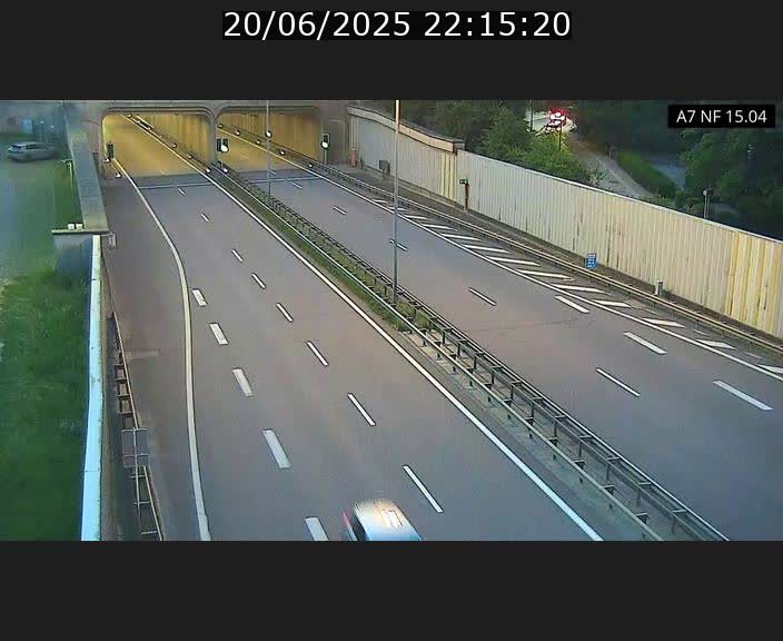 <h2>Caméra trafic Luxembourg - A7, Tunnel Mersch, entrée sud, direction Ettelbruck</h2>