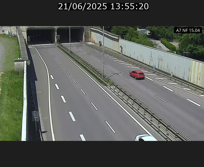 <h2>Caméra trafic Luxembourg - A7, Tunnel Mersch, entrée sud, direction Ettelbruck</h2>