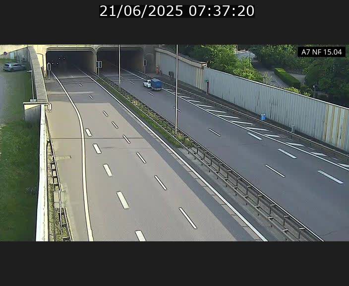 <h2>Caméra trafic Luxembourg - A7, Tunnel Mersch, entrée sud, direction Ettelbruck</h2>