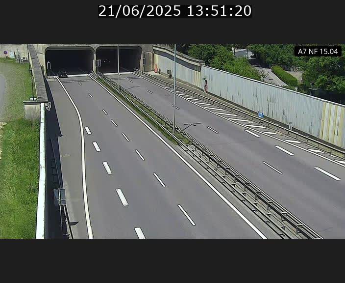 <h2>Caméra trafic Luxembourg - A7, Tunnel Mersch, entrée sud, direction Ettelbruck</h2>