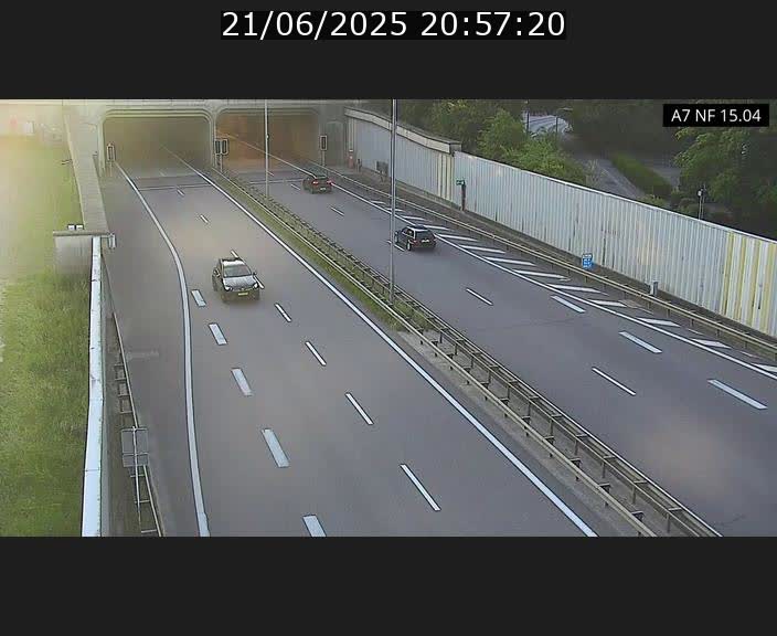 <h2>Caméra trafic Luxembourg - A7, Tunnel Mersch, entrée sud, direction Ettelbruck</h2>