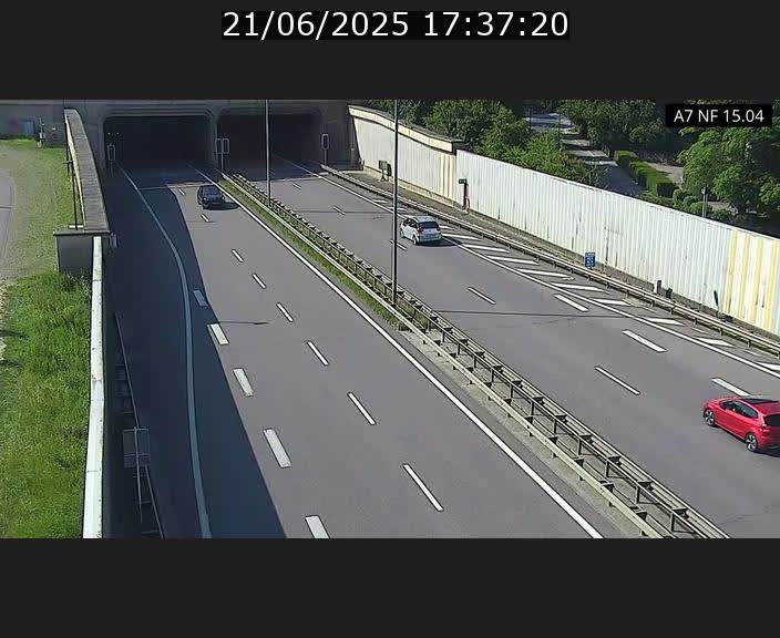 <h2>Caméra trafic Luxembourg - A7, Tunnel Mersch, entrée sud, direction Ettelbruck</h2>