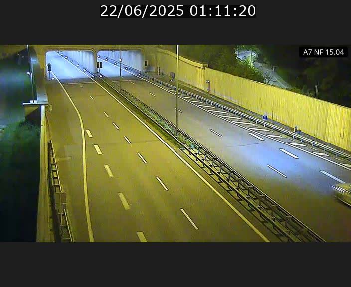 <h2>Caméra trafic Luxembourg - A7, Tunnel Mersch, entrée sud, direction Ettelbruck</h2>