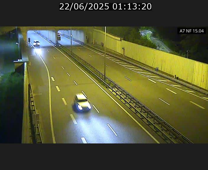 <h2>Caméra trafic Luxembourg - A7, Tunnel Mersch, entrée sud, direction Ettelbruck</h2>