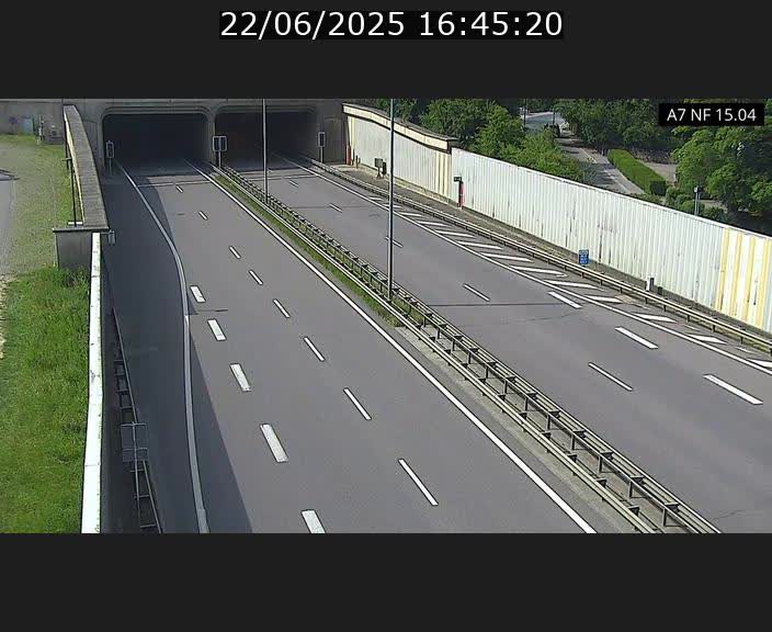 <h2>Caméra trafic Luxembourg - A7, Tunnel Mersch, entrée sud, direction Ettelbruck</h2>