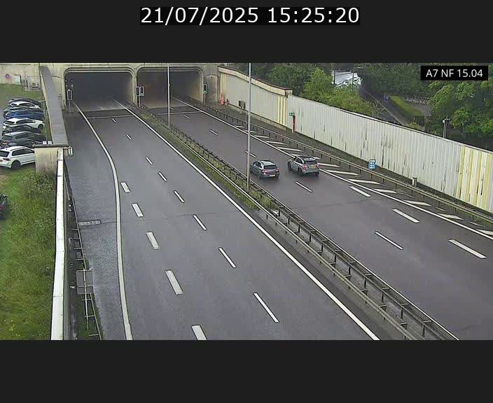 <h2>Caméra trafic Luxembourg - A7, Tunnel Mersch, entrée sud, direction Ettelbruck</h2>