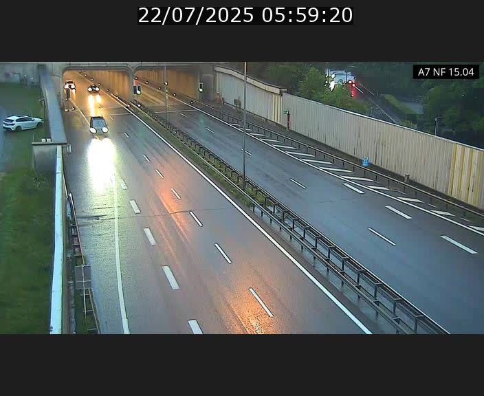 <h2>Caméra trafic Luxembourg - A7, Tunnel Mersch, entrée sud, direction Ettelbruck</h2>