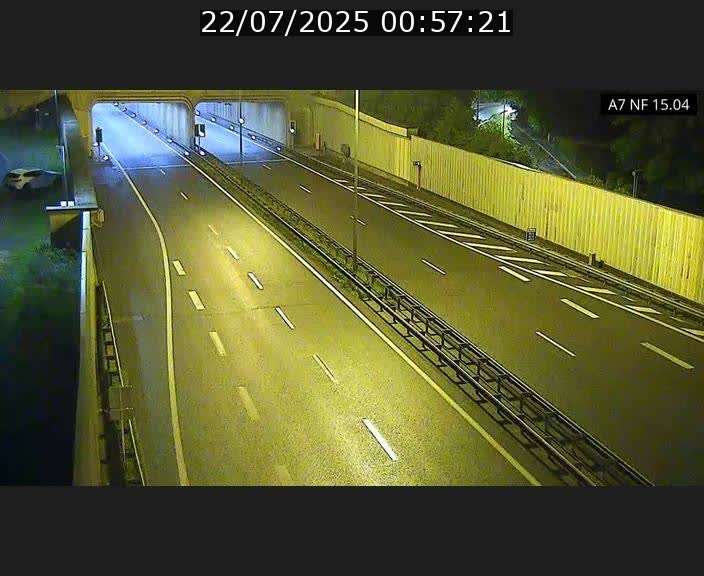 <h2>Caméra trafic Luxembourg - A7, Tunnel Mersch, entrée sud, direction Ettelbruck</h2>