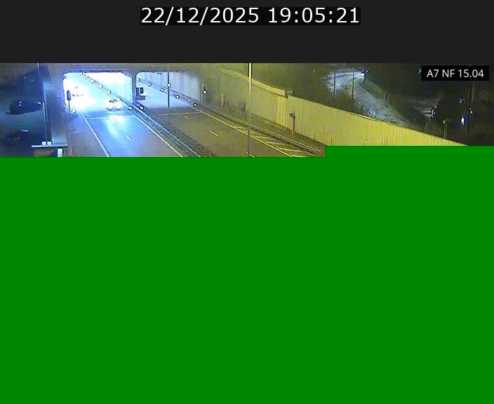 <h2>Caméra trafic Luxembourg - A7, Tunnel Mersch, entrée sud, direction Ettelbruck</h2>