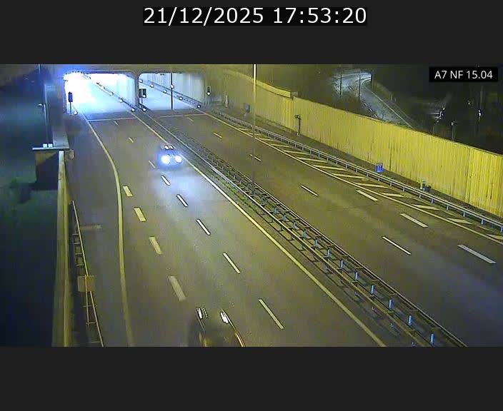<h2>Caméra trafic Luxembourg - A7, Tunnel Mersch, entrée sud, direction Ettelbruck</h2>
