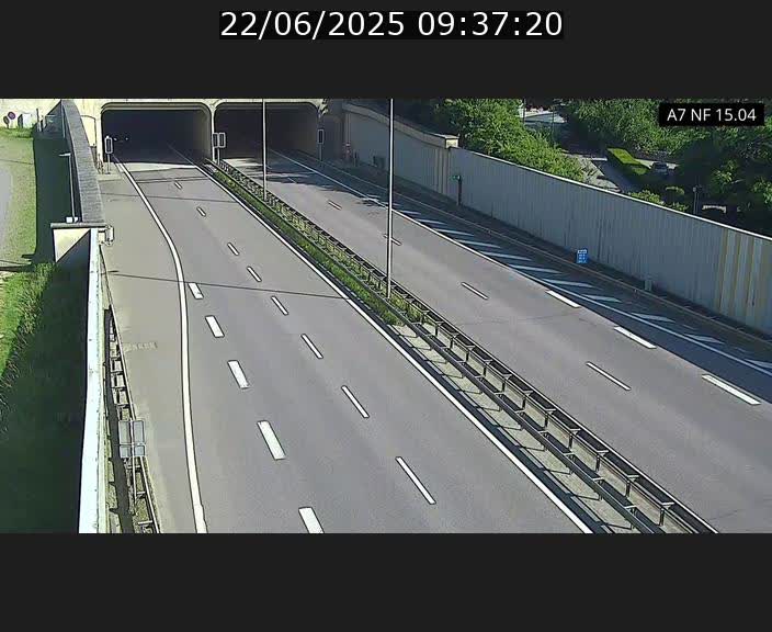 <h2>Caméra trafic Luxembourg - A7, Tunnel Mersch, entrée sud, direction Ettelbruck</h2>