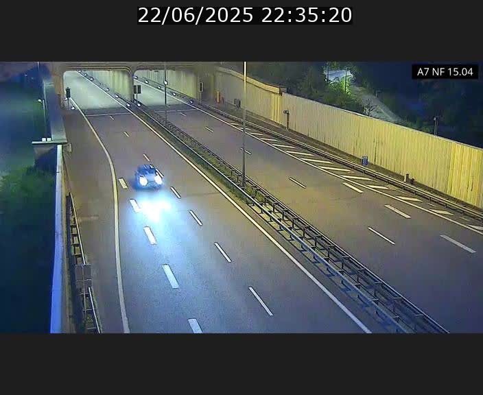 <h2>Caméra trafic Luxembourg - A7, Tunnel Mersch, entrée sud, direction Ettelbruck</h2>