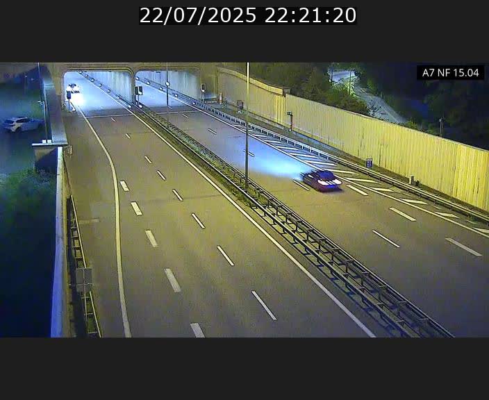 <h2>Caméra trafic Luxembourg - A7, Tunnel Mersch, entrée sud, direction Ettelbruck</h2>