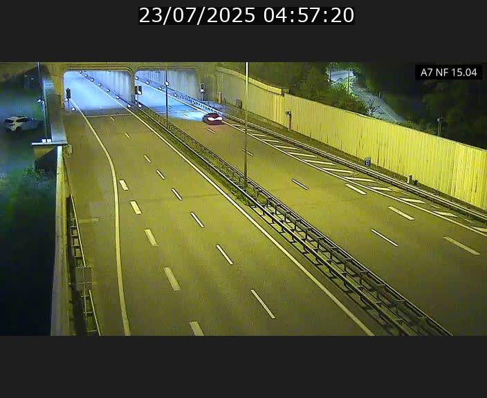<h2>Caméra trafic Luxembourg - A7, Tunnel Mersch, entrée sud, direction Ettelbruck</h2>