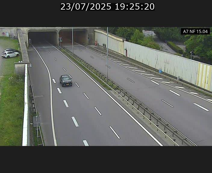 <h2>Caméra trafic Luxembourg - A7, Tunnel Mersch, entrée sud, direction Ettelbruck</h2>