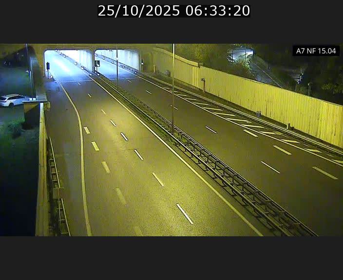 <h2>Caméra trafic Luxembourg - A7, Tunnel Mersch, entrée sud, direction Ettelbruck</h2>