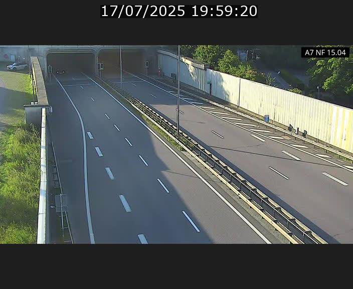 <h2>Caméra trafic Luxembourg - A7, Tunnel Mersch, entrée sud, direction Ettelbruck</h2>