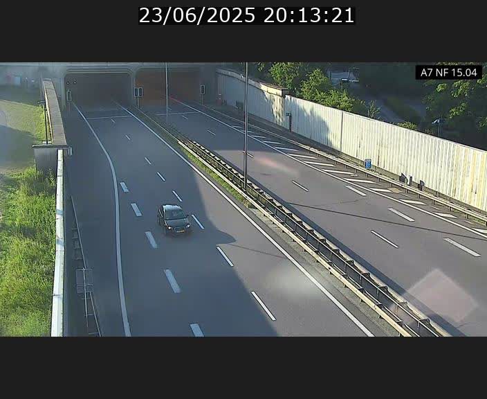 <h2>Caméra trafic Luxembourg - A7, Tunnel Mersch, entrée sud, direction Ettelbruck</h2>