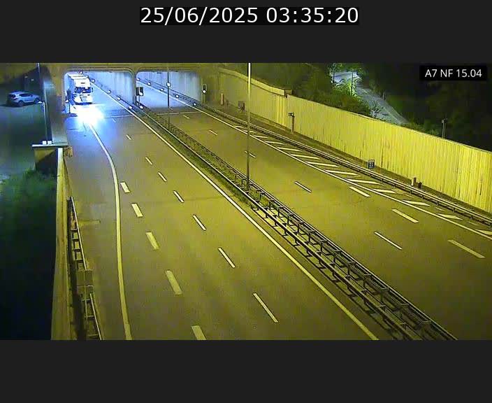 <h2>Caméra trafic Luxembourg - A7, Tunnel Mersch, entrée sud, direction Ettelbruck</h2>