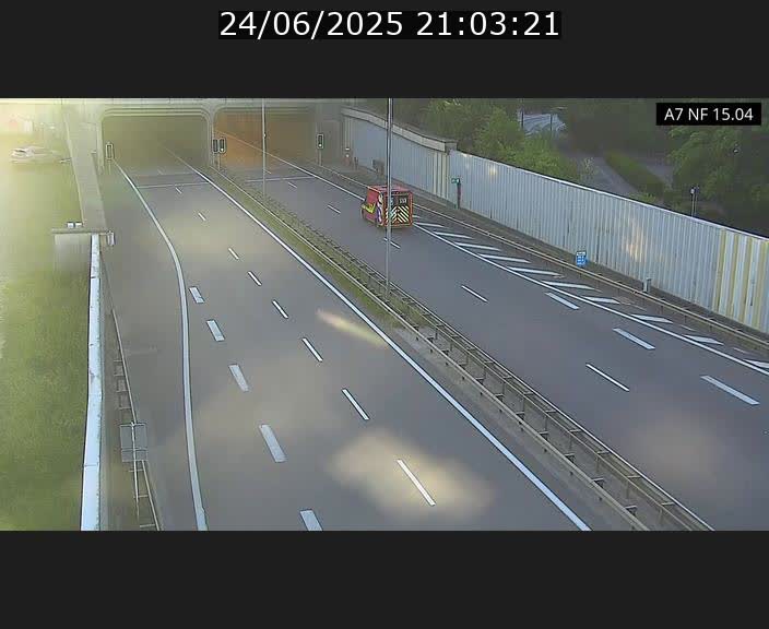 <h2>Caméra trafic Luxembourg - A7, Tunnel Mersch, entrée sud, direction Ettelbruck</h2>