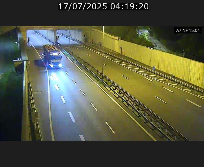 <h2>Caméra trafic Luxembourg - A7, Tunnel Mersch, entrée sud, direction Ettelbruck</h2>