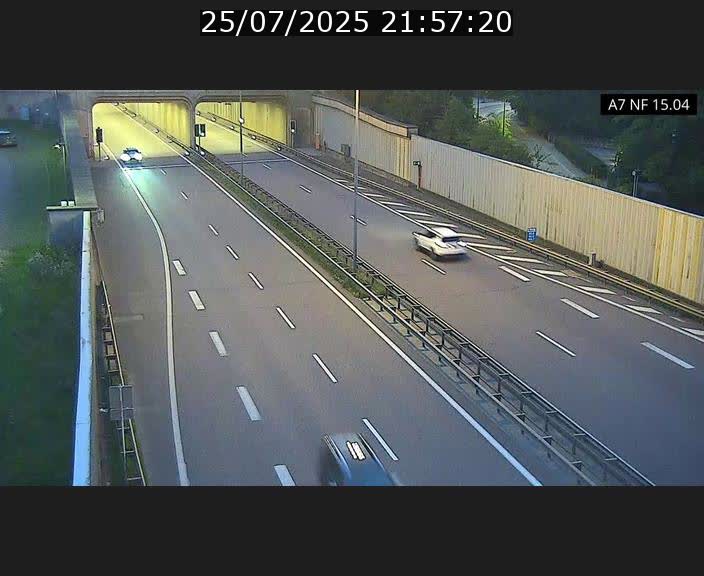 <h2>Caméra trafic Luxembourg - A7, Tunnel Mersch, entrée sud, direction Ettelbruck</h2>
