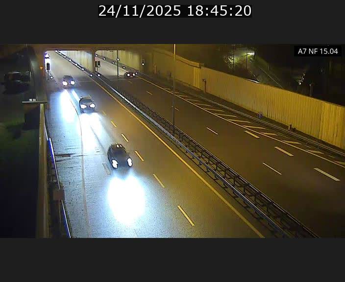 <h2>Caméra trafic Luxembourg - A7, Tunnel Mersch, entrée sud, direction Ettelbruck</h2>