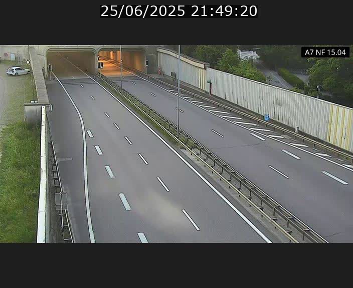 <h2>Caméra trafic Luxembourg - A7, Tunnel Mersch, entrée sud, direction Ettelbruck</h2>